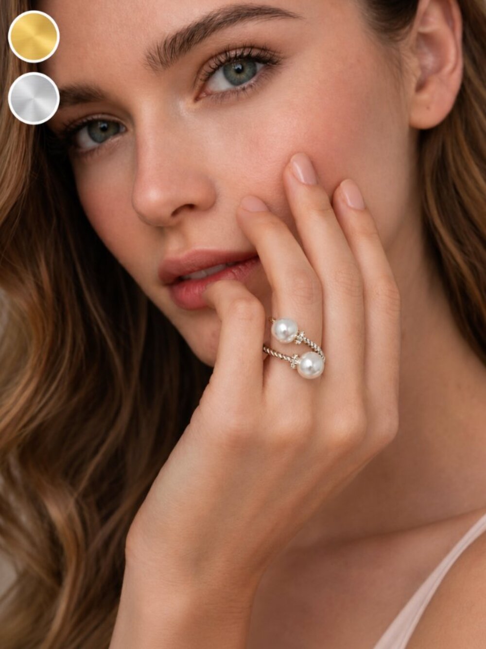 "Nella" Adjustable Wrap Around Ring